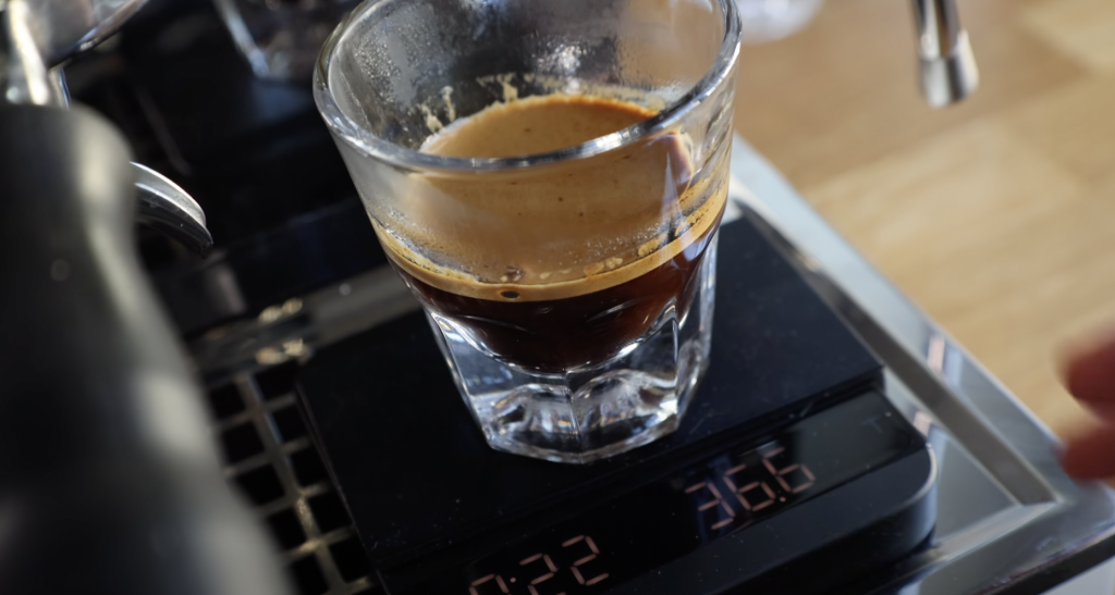espresso cofee - scale